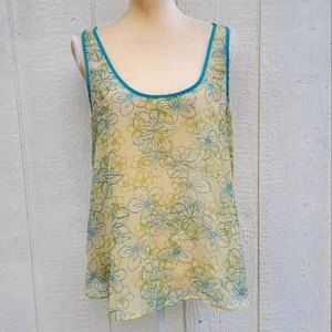 cacique sexy sensual sheer camisole top sz 14/16.